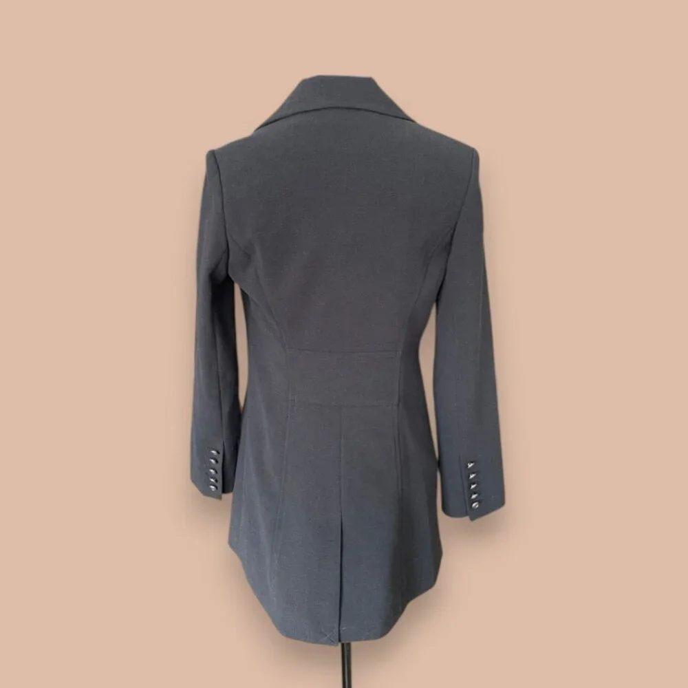 Cabi Military Style Peacoat Blazer #384 Carbon Gray - Picture 4 of 9